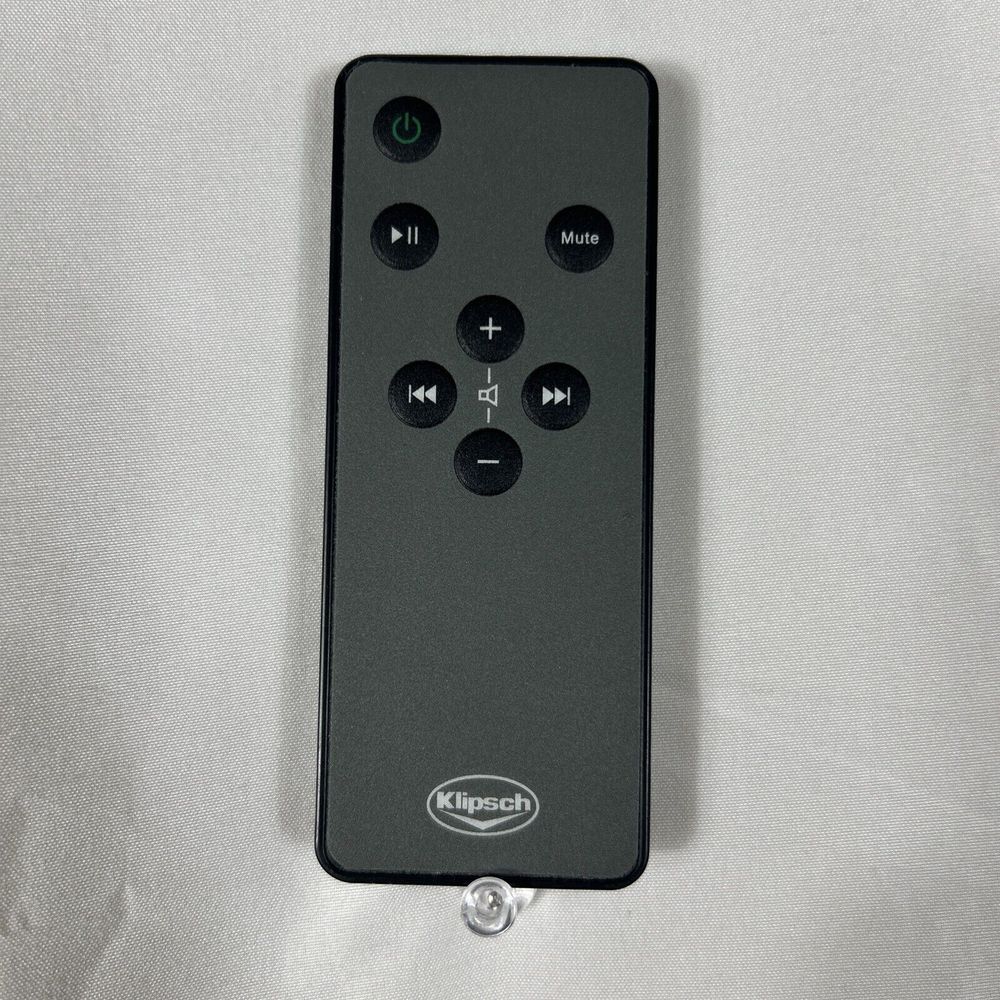 Klipsch‎ Gray/Black Wireless 7-Button Remote Control For Klipsch iGroove SXT